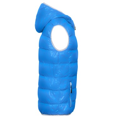 MEN`S FEATHER VEST JN1062 BLUE JAMES AND NICHOLSON - view 5