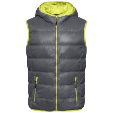 MEN`S FEATHER VEST JN 1062 CARBON/ACID JAMES AND NICHOLSON - view 2