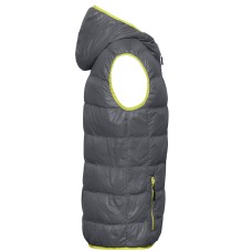 MEN`S FEATHER VEST JN 1062 CARBON/ACID JAMES AND NICHOLSON - view 4