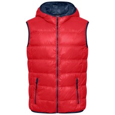 Men`s feather vest JN1062 red/navy