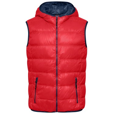 Елек пухен мъжки JN1062 red/navy JAMES AND NICHOLSON - изглед 2