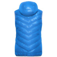 LADIES` FEATHER VEST JN 1061 BLUE/SILVER JAMES AND NICHOLSON - view 3