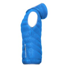 LADIES` FEATHER VEST JN 1061 BLUE/SILVER JAMES AND NICHOLSON - view 5