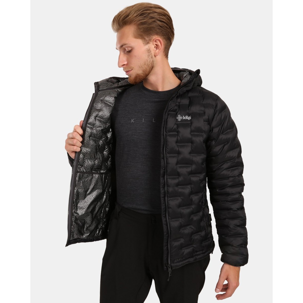 KILPI ALBA-M AM Men's Jacket – Black, SIBERIUM DWR and EMPORIUM LOFT Synthetic Insulation KILPI - view 6