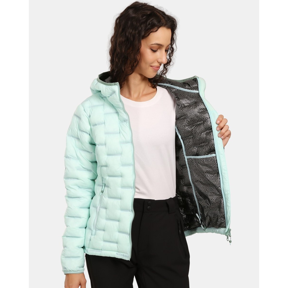 KILPI ALBA-W AL Women's Jacket – Mint, SIBERIUM DWR and EMPORIUM LOFT Synthetic Insulation KILPI - view 7