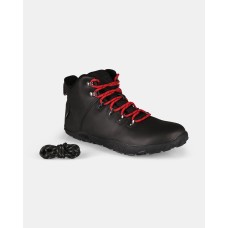 Унисекс високи barefoot обувки KILPI BARE LEATHER HIGH-U – Черни, Естествена кожа