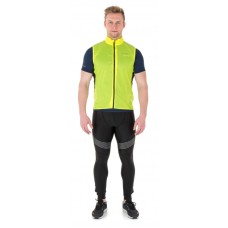 Windproof summer men's vest for biking and running Flow-M BLU KILPI - view 7