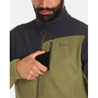 Men´s fleece middle layer Kilpi GLANDER-M GRN KILPI - view 3