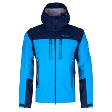 Men 3 layers hard-shell jacket Hastar-M blu KILPI - view 2