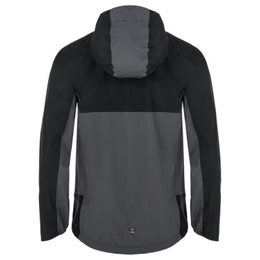Men travel waterproof jacket Kilpi Hurricane-M TSeda DGY KILPI - view 3