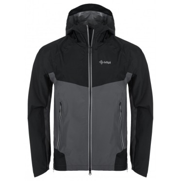 Men travel waterproof jacket Kilpi Hurricane-M TSeda DGY KILPI - view 2