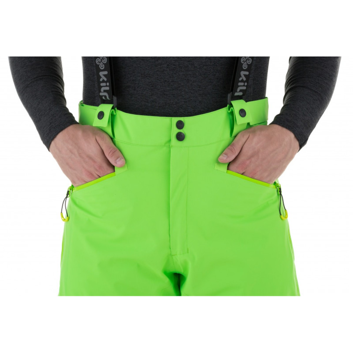 Технологичен трислоен туристически панталон Lazzaro-M BLK KILPI - изглед 3