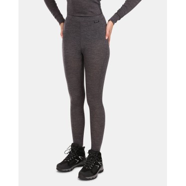 Women´s merino wool base layer Kilpi MAVORA BOTTOM-W DGY KILPI - view 2