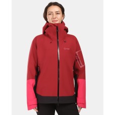 Kilpi MAMBA-W Women's 3-Layer Hardshell Jacket - Dark Red