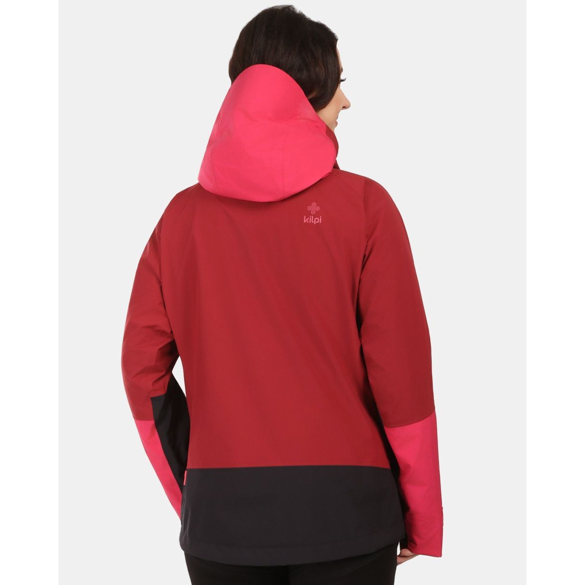 Дамско Трислойно Хардшел Яке Kilpi MAMBA-W - Тъмночервено KILPI - изглед 3
