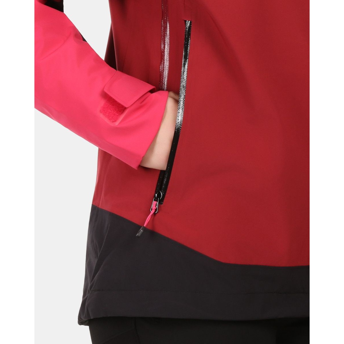 Дамско Трислойно Хардшел Яке Kilpi MAMBA-W - Тъмночервено KILPI - изглед 5