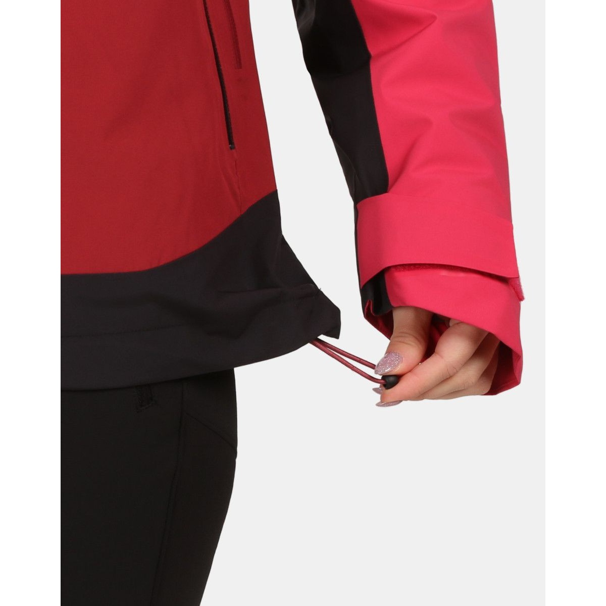 Дамско Трислойно Хардшел Яке Kilpi MAMBA-W - Тъмночервено KILPI - изглед 6