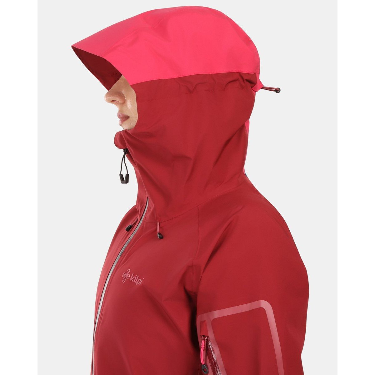 Дамско Трислойно Хардшел Яке Kilpi MAMBA-W - Тъмночервено KILPI - изглед 10