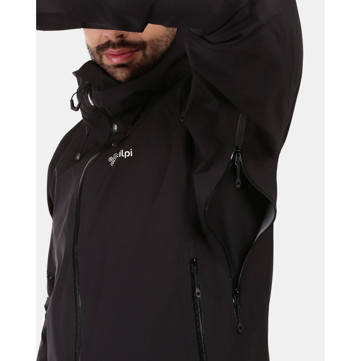 Мъжко Трислойно Хардшел Яке Kilpi MAMBA-M - Черно KILPI - изглед 5