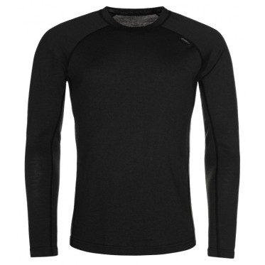 Мъжка мерино термо блуза Kilpi Mavora top-M BLK KILPI - изглед 2