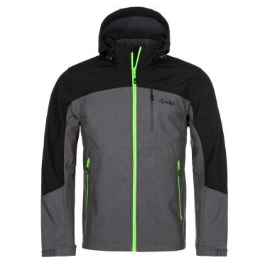Мъжко софтшел яке Kilpi Milo-M dark grey KILPI - изглед 2