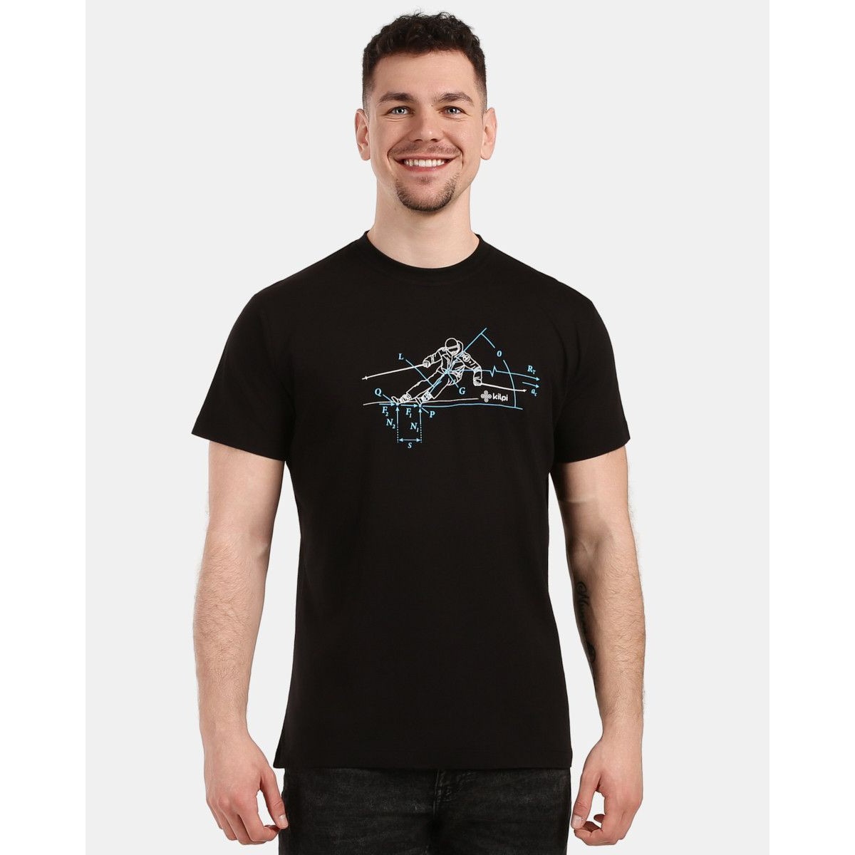 Мъжка бамбукова спортна тениска Kilpi MOARE-M – Еко комфорт и OPTI-DRY защита KILPI - изглед 2