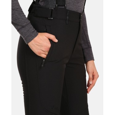 Women´s softshell ski pants Kilpi RHEA-W Max BLK KILPI - view 5