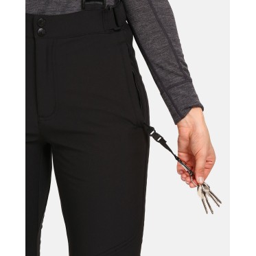 Women´s softshell ski pants Kilpi RHEA-W Max BLK KILPI - view 4