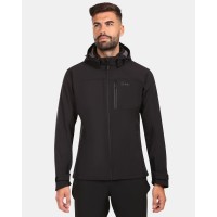 Men's Softshell Jacket Kilpi RAVIO-M Black | Plus Size 