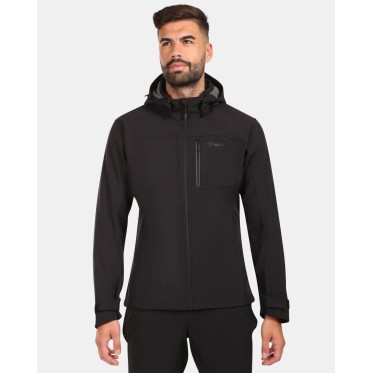 Мъжко Софтшел Яке Kilpi RAVIO-M Черно | Голям Размер (5XL) KILPI - изглед 1