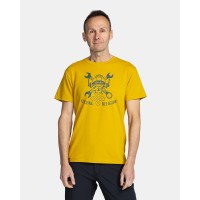 Kilpi SKULLY-M Men's Cotton T-Shirt – Everyday Comfort & Style in Gold