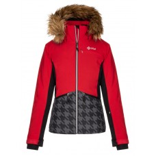 Ladies ski jacket Tessa red KILPI - view 2