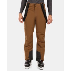 Men's Ski Pants Kilpi MIMAS-M ZM Dark Brown | 10k Waterproof