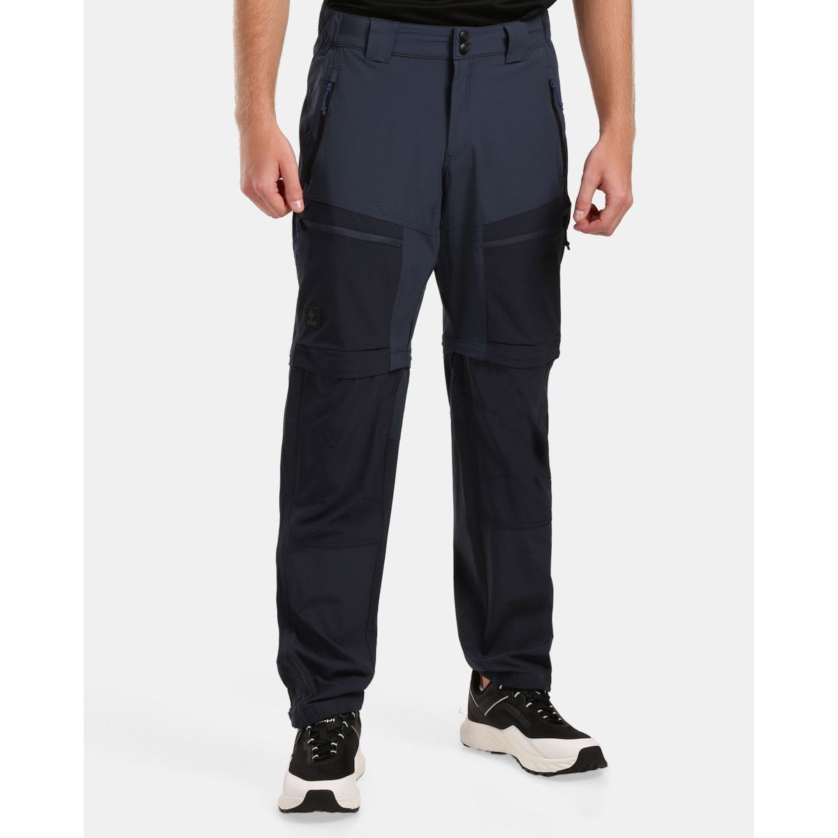 Мъжки панталони 2-в-1 Kilpi HOSIO-M – Тъмносини (Dark Blue) | Туризъм и Открито KILPI - изглед 2