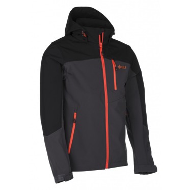 Яке мъжко софтшел Elio dark grey KILPI - изглед 3
