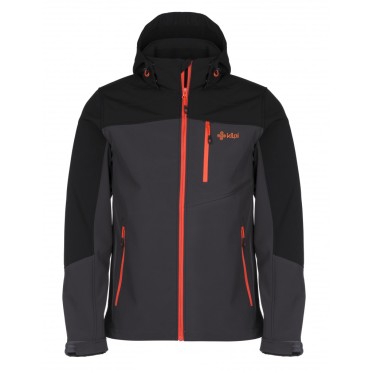 Яке мъжко софтшел Elio dark grey KILPI - изглед 2