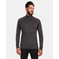 Men's Thermal Top Kilpi JAGER-M UM| 100% Merino Wool | Zip Neck