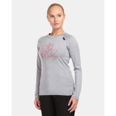 Women´s merino wool base layer Kilpi MAVORA TOP-W LGY KILPI - view 2