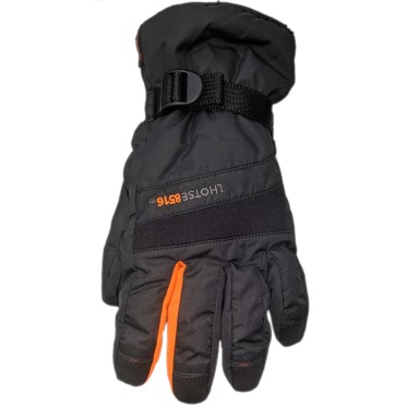 Men ski gloves Lhotse Simni black/org LHOTSE - view 2