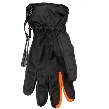 Men ski gloves Lhotse Simni black/org LHOTSE - view 3