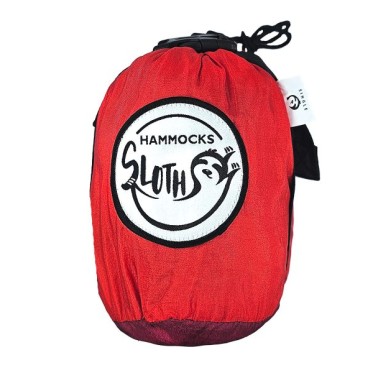 Single touristic hammock Sloth cherry,140x27 BEOUTDOOR - view 3