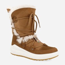 Lady`s  Leather Winter Boots with membrane Iqaluit Camel LHOTSE - view 8