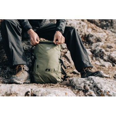 Олекотена водоустойчива сгъваема раница Travelite Backpack Khaki MAC IN A SAC - изглед 5