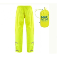 Waterproof Mac in a Sac Origin 2 Full Zip Overtrousers Neon Yellow MAC IN A SAC - view 2