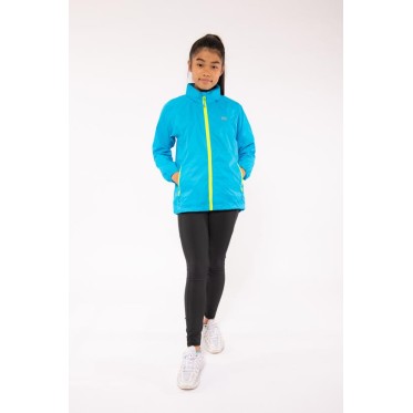Детско яке водоустойчиво Mac in a Sac Origin 2 Kids Neon Blue MAC IN A SAC - изглед 8