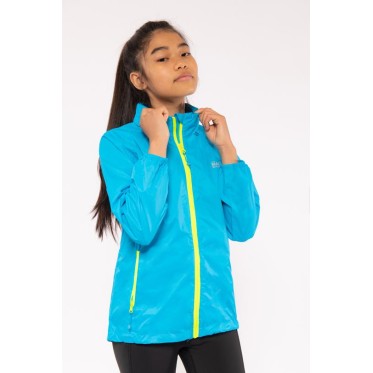 Детско яке водоустойчиво Mac in a Sac Origin 2 Kids Neon Blue MAC IN A SAC - изглед 9