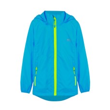 Kids jacket waterproof Mac in a Sac Origin 2 kids Neon Blue MAC IN A SAC - view 3