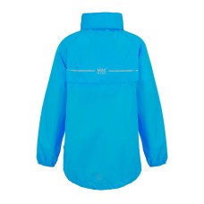 Kids jacket waterproof Mac in a Sac Origin 2 kids Neon Blue MAC IN A SAC - view 4