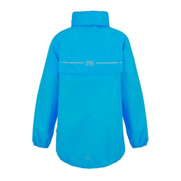Детско яке водоустойчиво Mac in a Sac Origin 2 Kids Neon Blue MAC IN A SAC - изглед 4