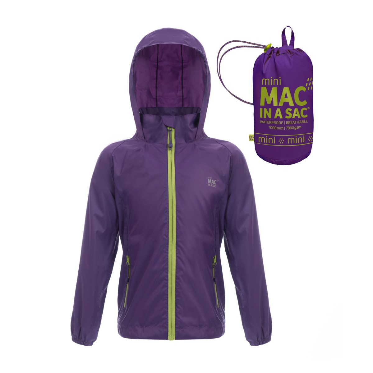 Яке детско водоустойчиво Mac in a Sac Origin violet MAC IN A SAC - изглед 1